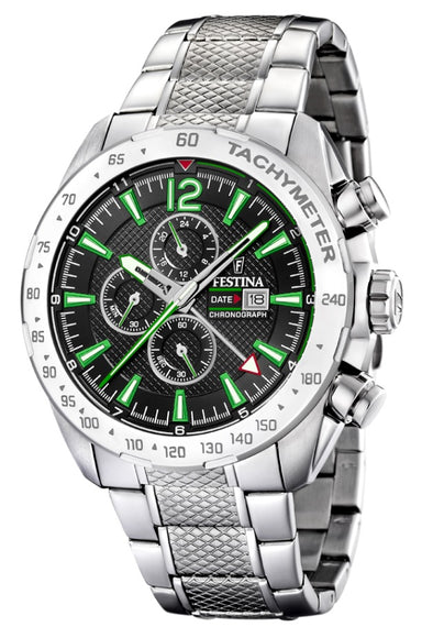 Festina Chrono Sport Analogue Men's Wrist Watch - Stainless Steel F20439/6