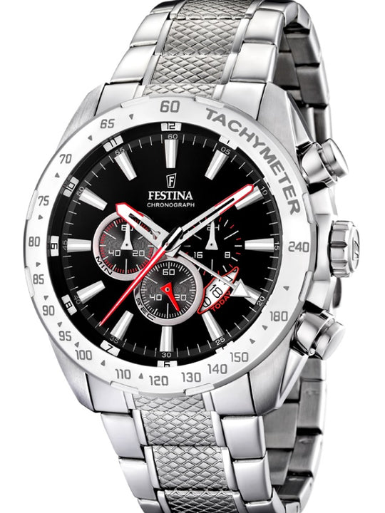Festina Chrono Sport Analogue Men's Wrist Watch - Stainless Steel F16488/5