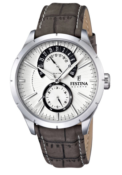 Festina Retro Classic Analogue Men's Wrist Watch with Leather Strap