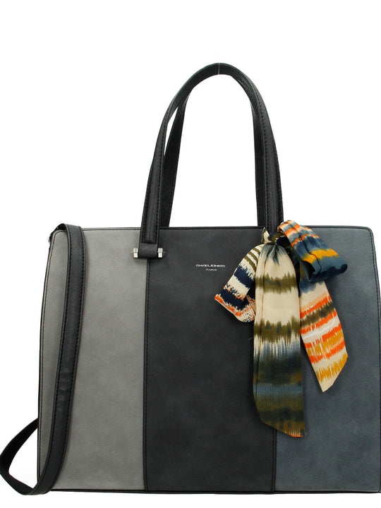 David Jones Paris Ladies Shopper/Tote Bag - Black