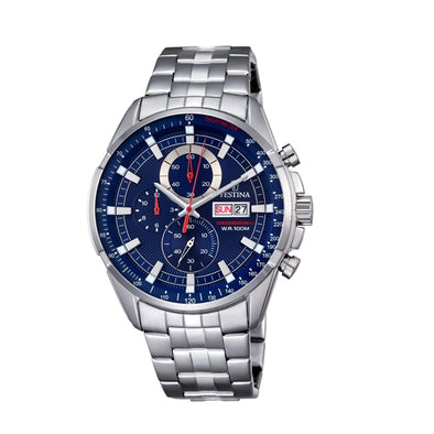 Festina Chrono Sport Analogue Men's Wrist Watch - Stainless Steel F6844/3