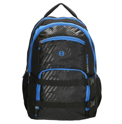 Enrico Benetti Natal Polyester 35 litres Backpack - Black & Blue