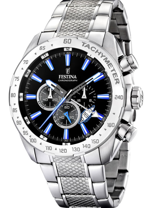 Festina Chrono Sport Analogue Men's Wrist Watch - Stainless Steel F16488/3