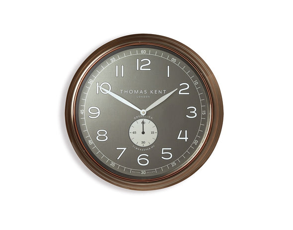 Thomas Kent 50cm Timekeeper Black-Gold Round Wall Clock