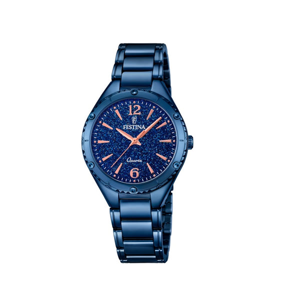 Festina Made Moiselle Analogue Ladies Wrist Watch - Blue F16923-4