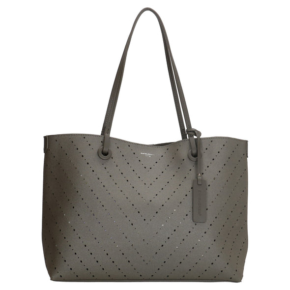 David Jones Paris Ladies Shopper/Hand Bag - Grey 3914