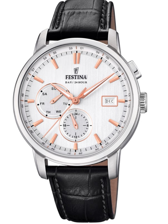 Festina Multi-function Analogue Men's Wrist Watch - Black F20280-1
