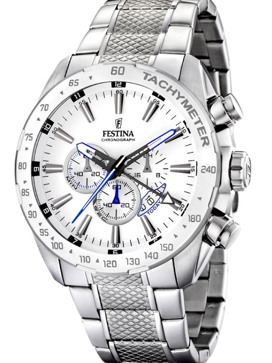 Festina Chrono Sport Analogue Men's Wrist Watch - Stainless Steel F16488/1