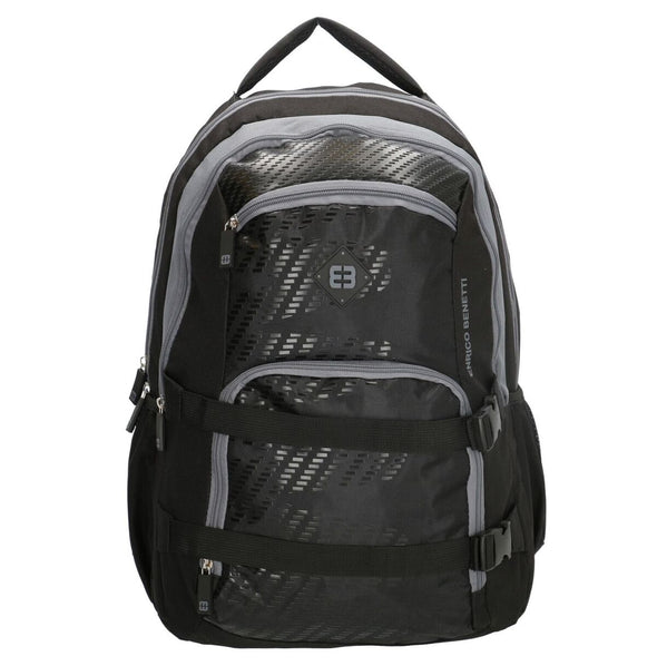 Enrico Benetti Natal Polyester 35 litres Backpack - Black & Grey