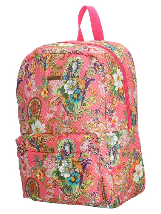 Melli Mello Pink Flower Ladies Backpack - Pink