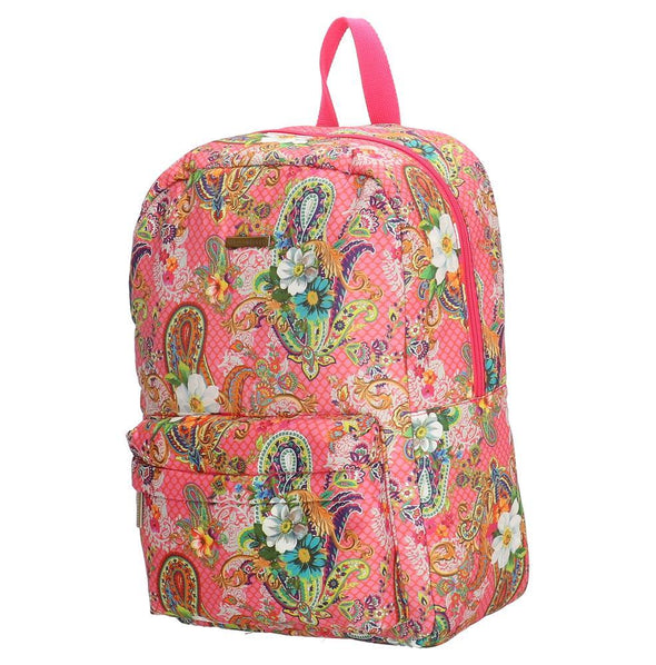 Melli Mello Pink Flower Ladies Backpack - Pink