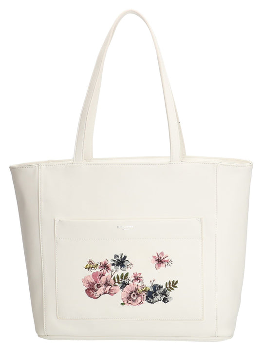 David Jones Paris Ladies Shopper/Tote Bag - White 5771-2