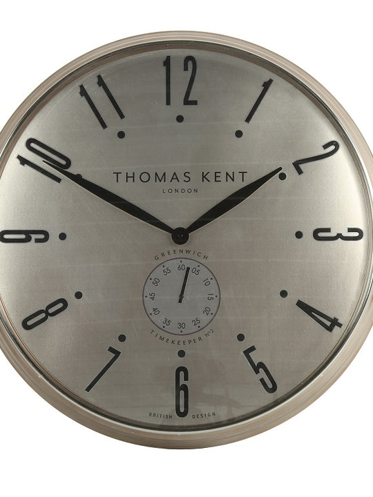 Thomas Kent 76cm Timekeeper Gold Round Wall Clock