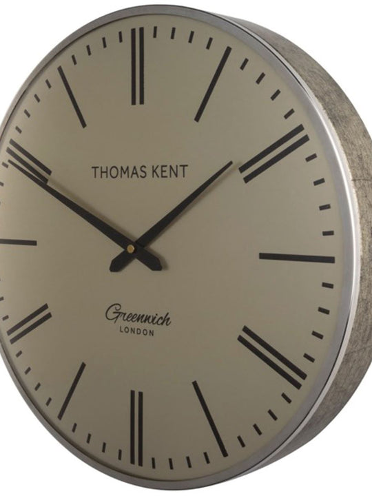 Thomas Kent 40cm Greenwich Gold-Silver Round Wall Clock - Parisan Gold