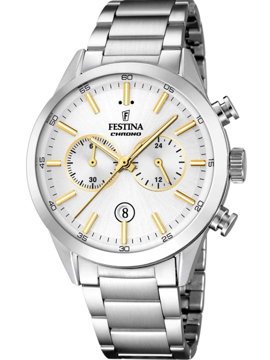 Festina Timeless Chronograph Analogue Men's Wrist Watch F16826/D