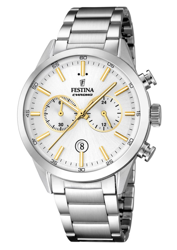 Festina Timeless Chronograph Analogue Men's Wrist Watch F16826/D