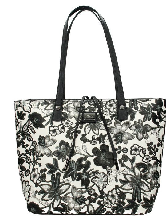 David Jones Paris Ladies Shopper/Tote Bag - Black & Grey